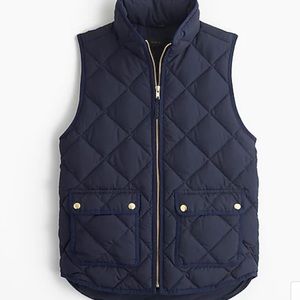 J Crew Excursion Quilted Puffer Vest
